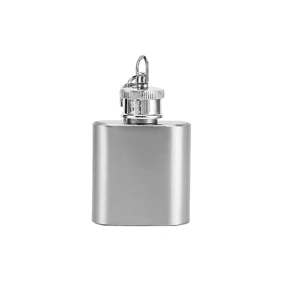 Mini Stainless Steel Hip Flask Set of 3 Pocket Travel Flask - 1 oz