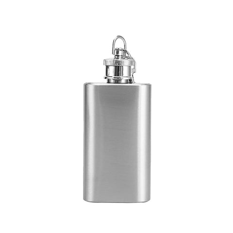 Mini Stainless Steel Hip Flask Set of 3 Pocket Travel Flask - 2 oz