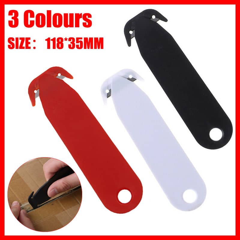Mini Utility Knife Letter Opener for Envelopes and Food Bags - Red - view 2