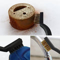 Mini Wire Brush Set Stainless Steel Nylon and Brass Metal Remover, Pack of 15 - view 3