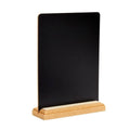 Mini Wooden Chalkboard Signs 4 Pack Reusable Message Board with Stand - view 2