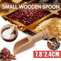 Mini Wooden Scoop Spoon for Salt, Sugar and Coffee - 1 Piece - view 2