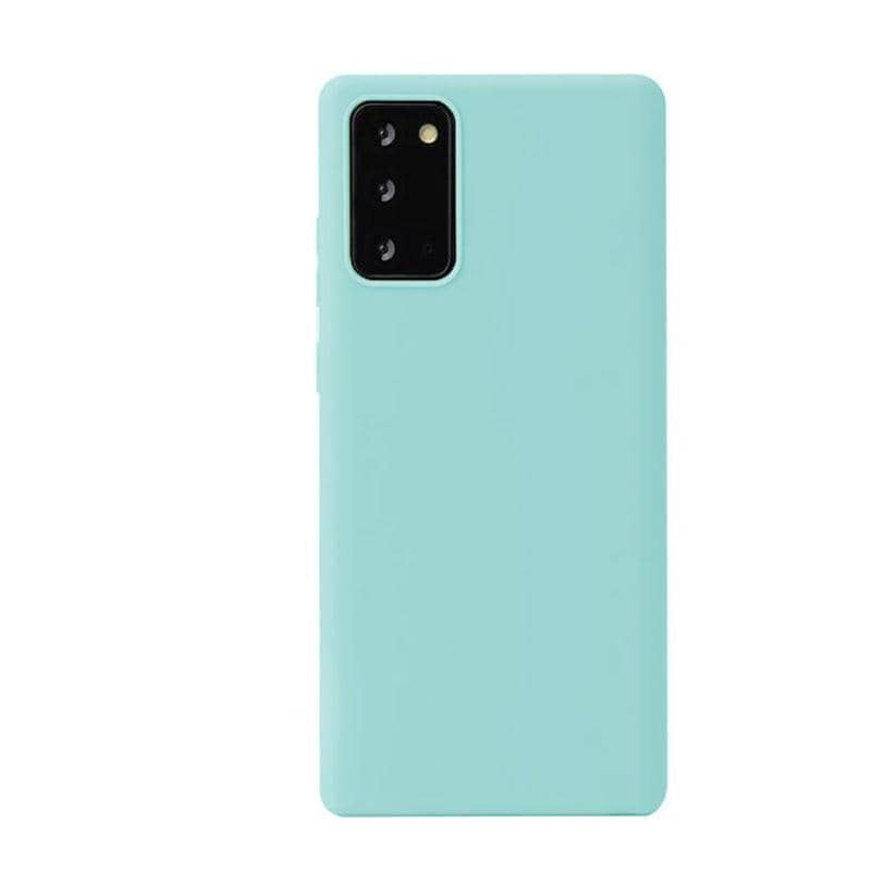 Mint Green Shockproof Slim Phone Case - Samsung Galaxy S21 Ultra