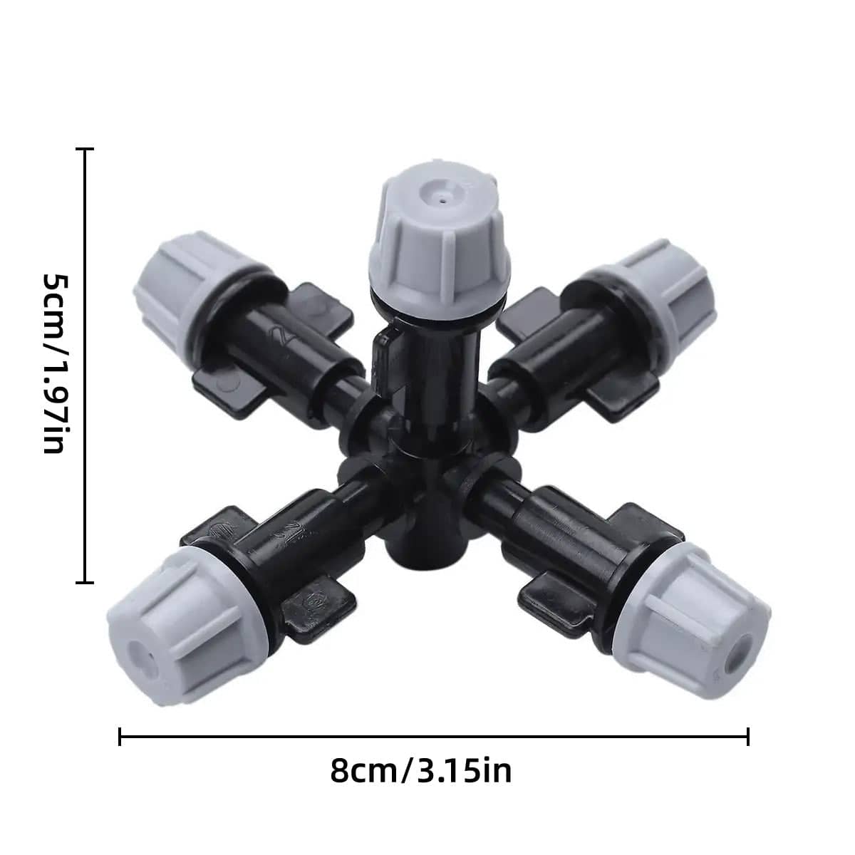 Misting Nozzles with 5 Outlets and 6 mm Connector, Pack of 20 - view 3