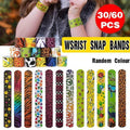 Mixed Wrist Snap Slap Bands for Party Bag Fillers - Pack of 30 - view 2