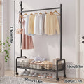 Mobile Clothes Rack with Wheels - Gold, 90 x 35 x 176 cm - view 4