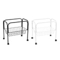 Mobile Storage Rack with Wheels for Bird and Small Animal Cages - White - view 3
