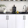 Modern Cabinet Door Handle - Black, 96 mm Hole Spacing - view 5