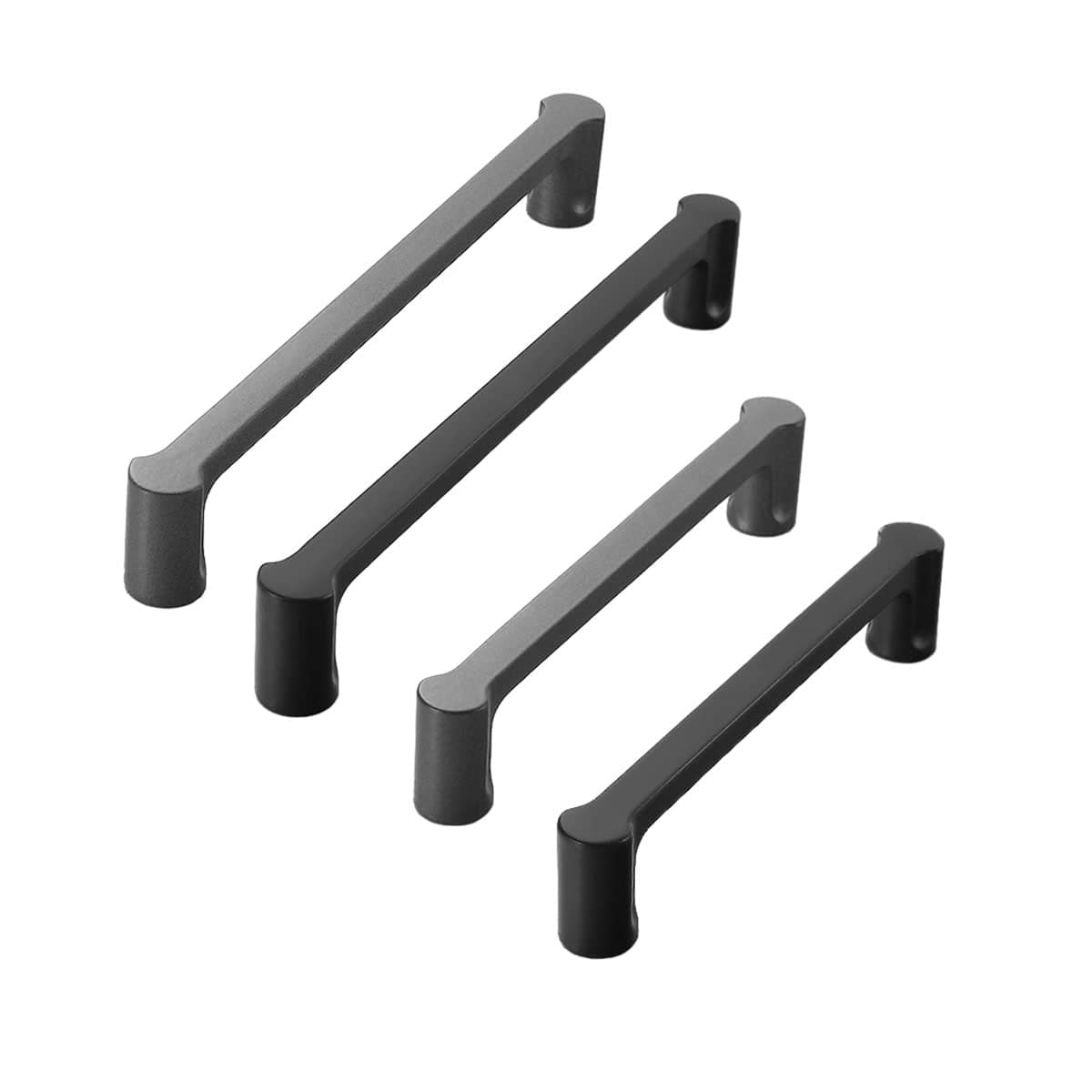 Modern Cabinet Door Handle - Grey, 128 mm Hole Spacing - view 3