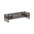 Monitor and Laptop Height Riser with Storage Shelf, Black - view 2