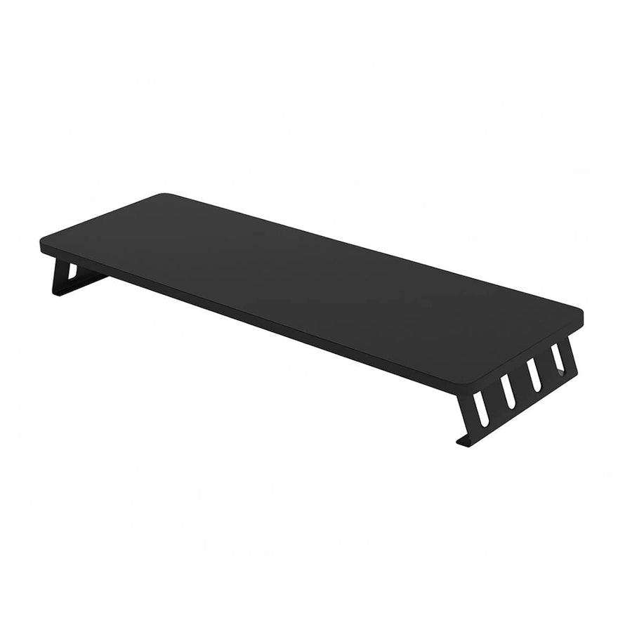 Monitor Riser Stand 50 x 20 x 10cm with Slotted Metal Legs - Black