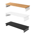Monitor Riser Stand 50 x 20 x 10cm with Slotted Metal Legs - Black - view 3