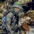 Mosquito Head Net for Camping and Fishing - Olive Green, Pack of 4 - view 4