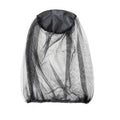 Mosquito Head Net Insect Mesh Hat for Fishing and Camping - Black, Single