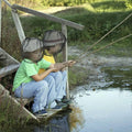 Mosquito Head Net Insect Mesh Hat for Fishing and Camping - Black, Single - view 3
