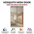 Mosquito Mesh Door Curtain Grey - 100 x 230 cm - view 2