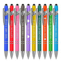 Motivational Slogan Pens with Stylus Tip, Set of 10 - Let's Do This, Heart and Daisy Icons