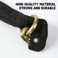 Motorcycle and Bicycle Chain Lock with U-Lock, Hardened Steel Anti-Theft Set - view 5