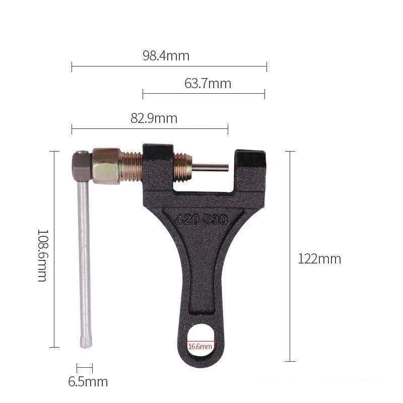 Motorcycle Chain Breaker Splitter Tool for 420, 428, 520, 525 and 530 Chains - view 3