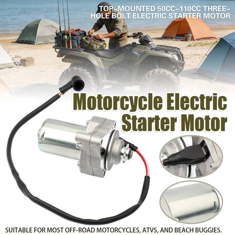 Motorcycle Electric Starter Motor for 50 to 110 Cc Dirt Bike, ATV and Scooter