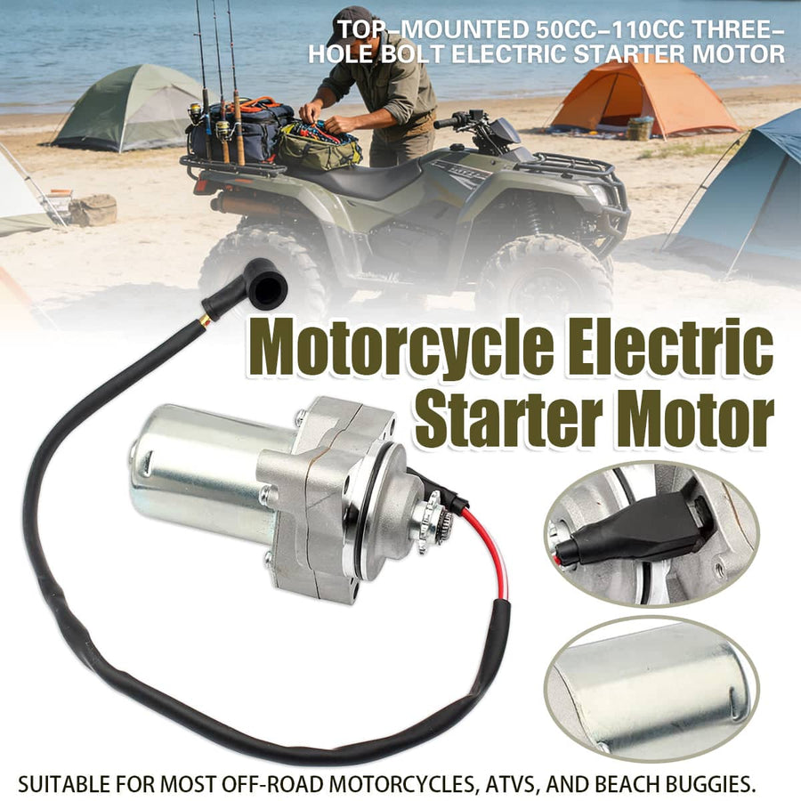 Motorcycle Electric Starter Motor for 50 to 110 Cc Dirt Bike, ATV and Scooter