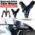 Motorcycle Helmet Chin Mount Holder for GoPro Hero 9, 8, 7, 6 and 5 - Orange - view 2