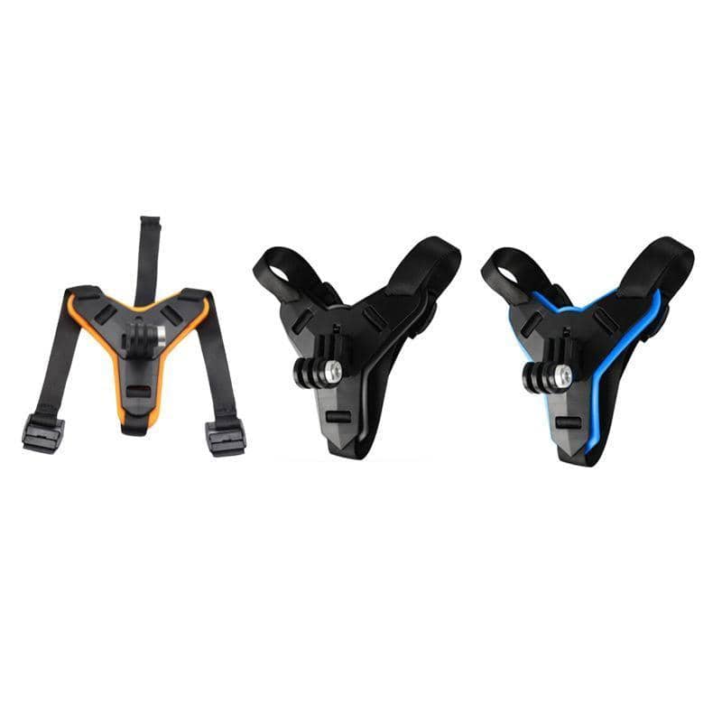 Motorcycle Helmet Chin Mount Holder for GoPro Hero 9, 8, 7, 6 and 5 - Orange - view 3