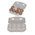 Moulded Pulp Egg Tray, 8 Slot - White, Pack of 200 - view 2