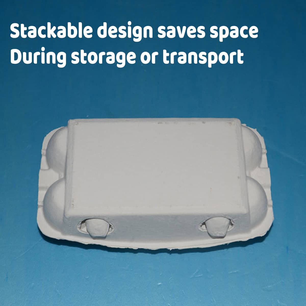 Moulded Pulp Egg Tray, 8 Slot - White, Pack of 200 - view 4