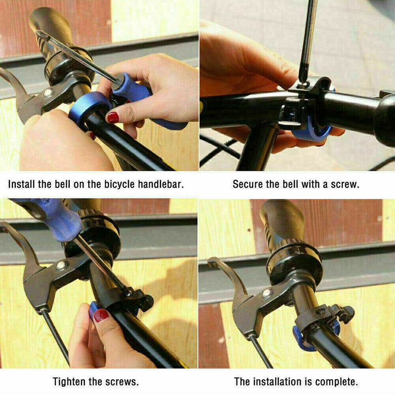 Mountain Bike Bell O-Shape Slim Style - Blue - view 4