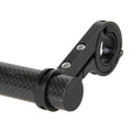 Mountain Bike Handlebar Extender with Double Bracket and Carbon Fibre Bar - Blue - view 5
