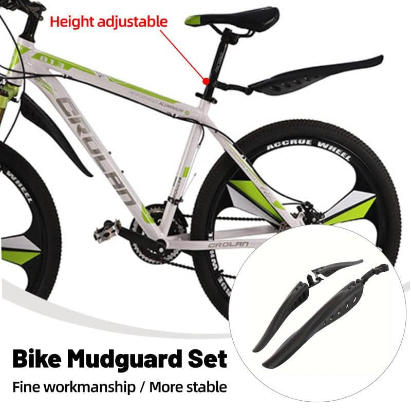 Mountain Bike Mudguards, Front and Rear Fenders for Bicycles