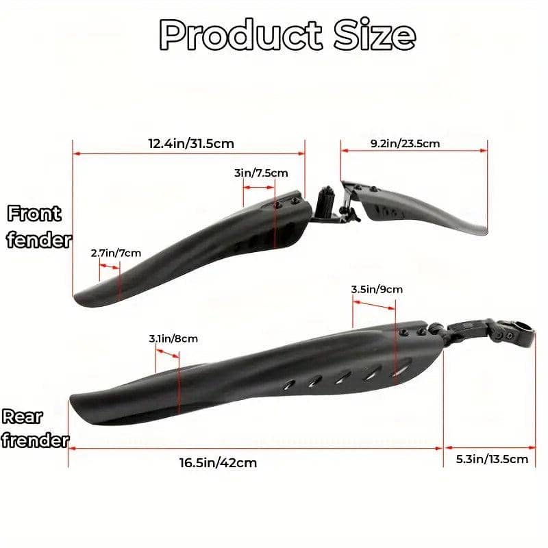 Mountain Bike Mudguards, Front and Rear Fenders for Bicycles - view 3