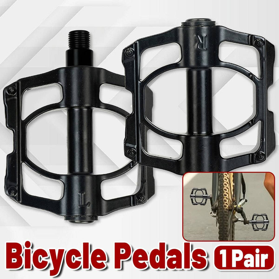 Mountain Bike Pedals, Aluminium Four Bearing Pedals for Road and MTB Bikes