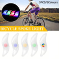 Mountain Bike Spoke Lights, Silicone LED Wheel Lights, Pack of 3 - Red - view 2