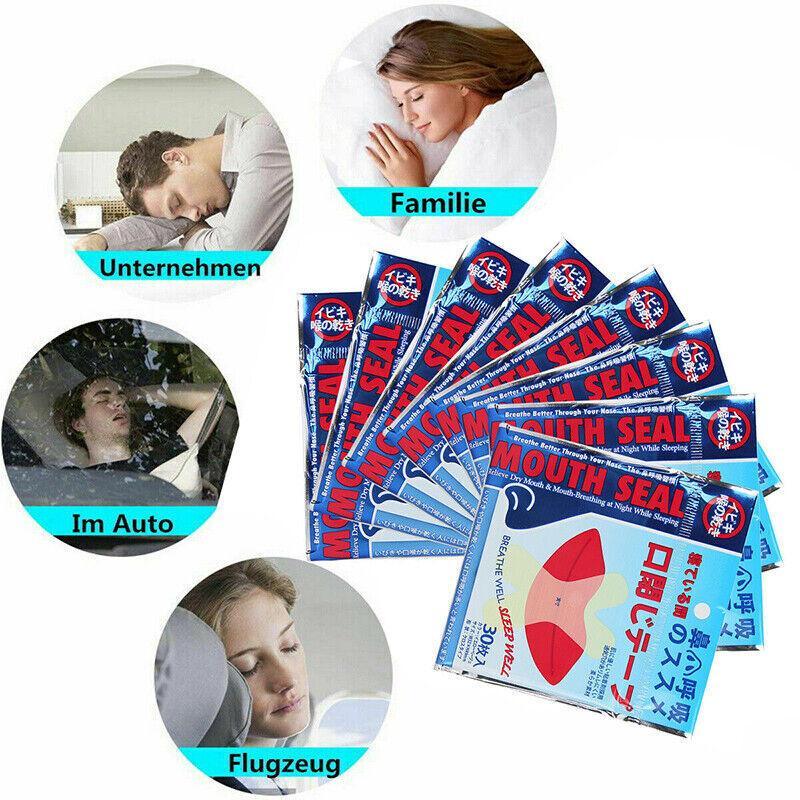 Mouth Tape Anti-Snore Sleep Strips for Adults - 60 Pack - view 11