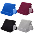 Multi Angle Soft Pillow Tablet Stand, Reading Cushion for Tablets and Phones - Red - view 3