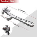 Multi Function Aluminium Drum Wrench Cap Opener and Bolt Tool Labour Saving for Home Maintenance - view 3