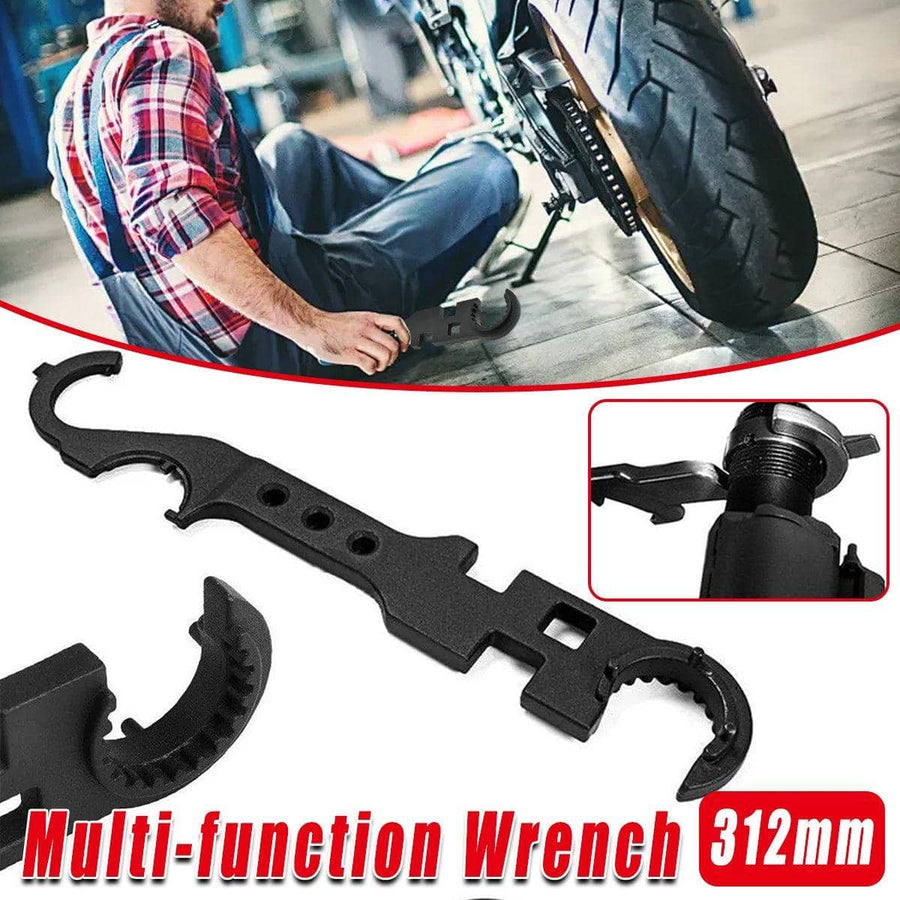 Multi-Function Combination Wrench - 312 mm, Black
