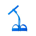 Multi-Function Foot Pedal Resistance Rope Exerciser - Blue