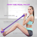 Multi-Function Foot Pedal Resistance Rope Exerciser - Blue - view 3