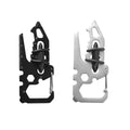 Multi-Function Pocket Tool Card in Stainless Steel - Black - view 3