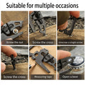 Multi-Function Pocket Tool Card in Stainless Steel - Silver - view 5