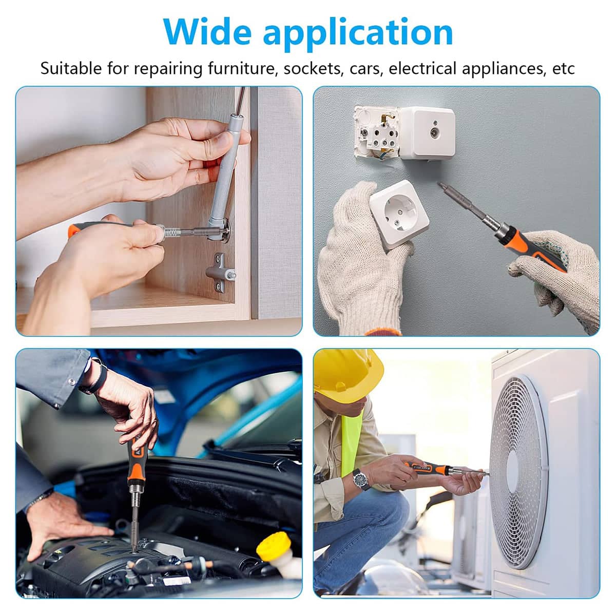 Multi Function Ratchet Screwdriver Set for Home Repairs and DIY - view 4