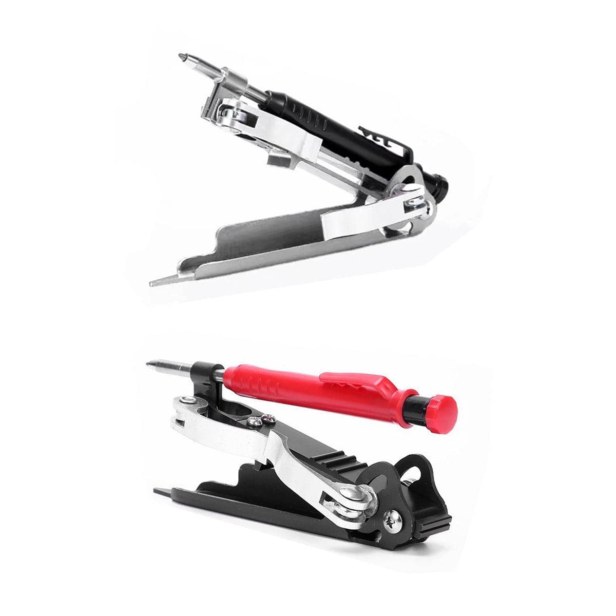 Multi Function Scribing Tool Construction Pencil with Rotatable Tip for Woodworking - Black - view 3