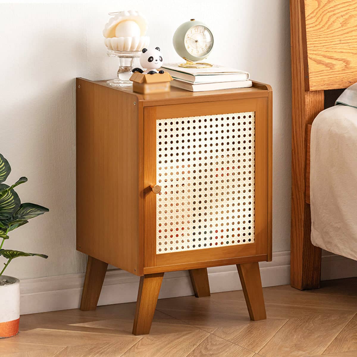 Multi Functional Bedside Table Storage Cabinet for Bedroom - view 5