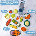 Multi Functional Vegetable Cutter Mandoline Slicer Dicer with Stainless Steel Blades - view 5