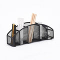 Multi Grid Metal Desktop Storage Box, Pen Holder and Cosmetic Organiser - view 2
