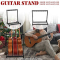 Multi Guitar Floor Stand with Padded Rests - 5 Guitar Rack, Black Metal - view 2