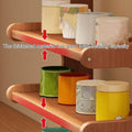 Multi-Layer Bamboo Cup Organiser Shelf for Countertop and Desk Storage - view 5